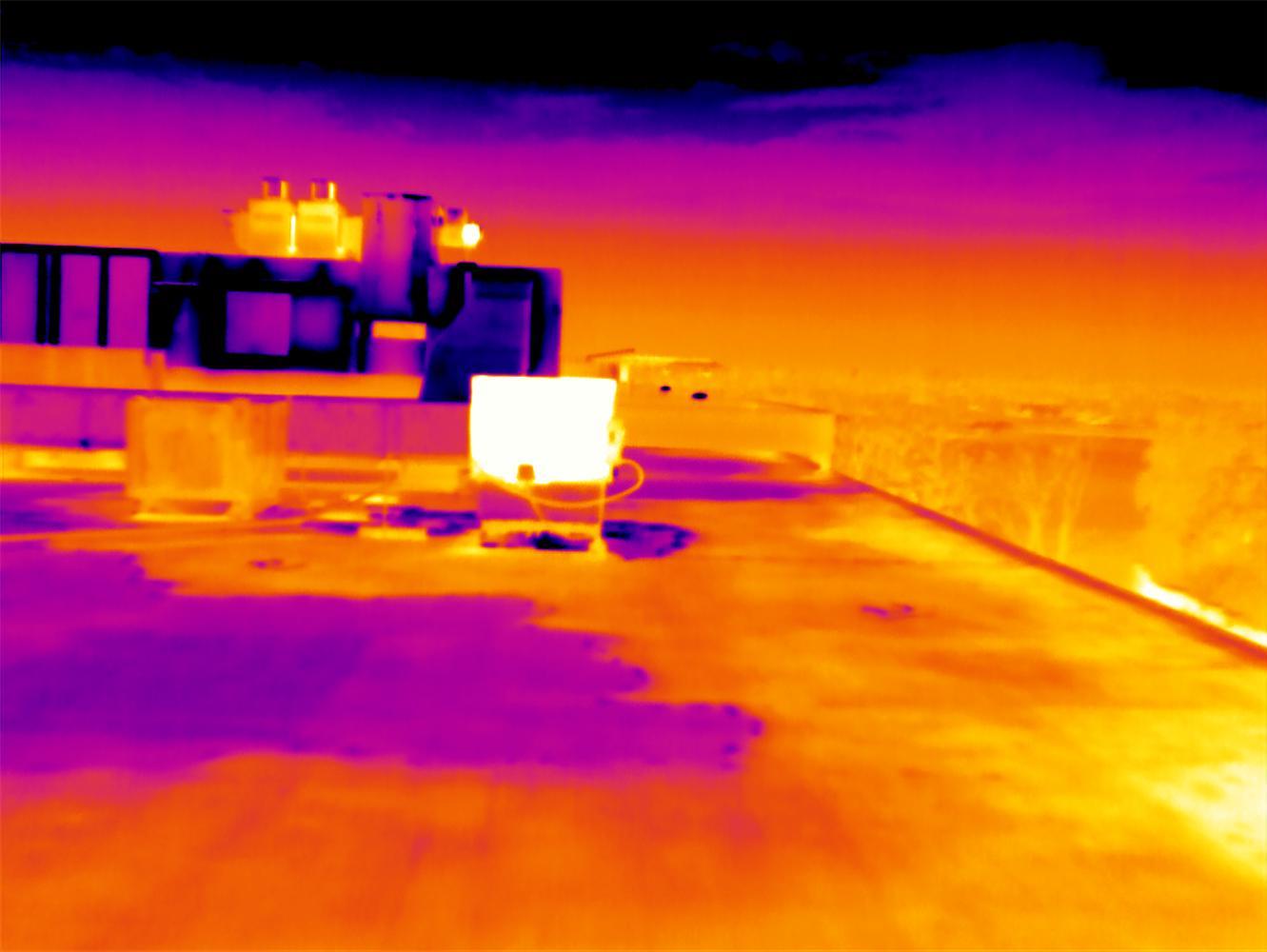 Infrared Moisture Scanning commercial roof planning in New Orleans